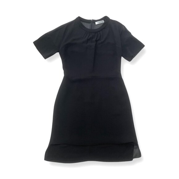 Sandro black upper mesh fabric cocktail dress size 3 - Picture 1 of 7
